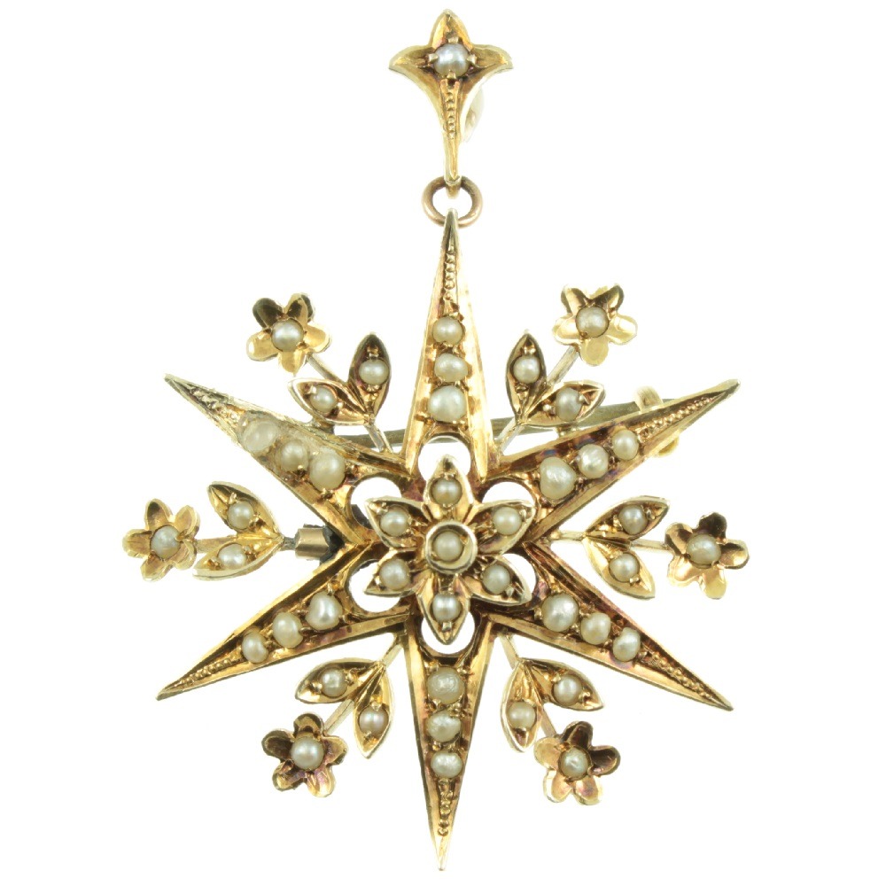 edwardian-split-pearl-star-pendant